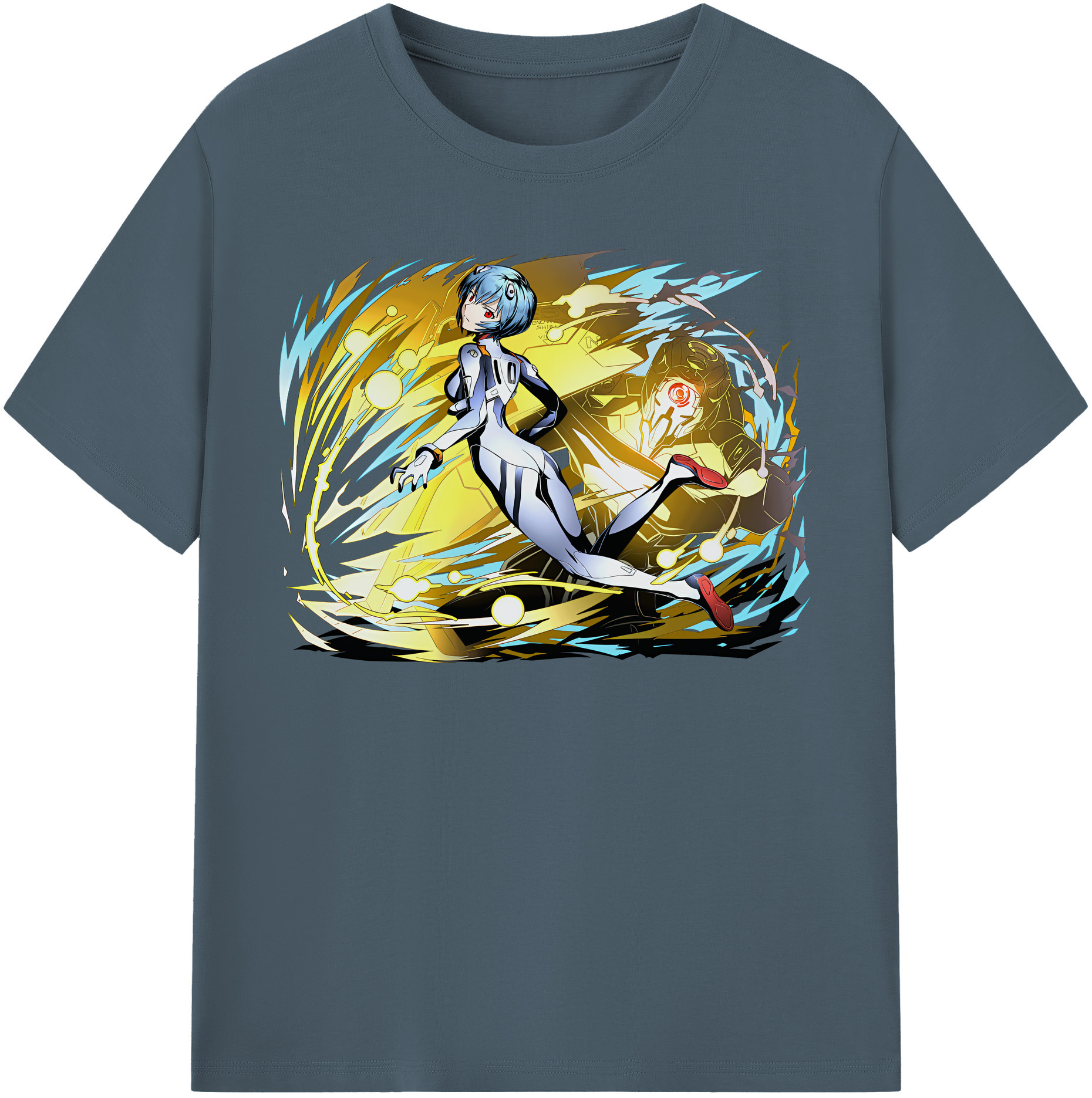 （画像用） EVA 新世紀エヴァンゲリオン 綿100％半袖Tシャツ（フロントプリント）